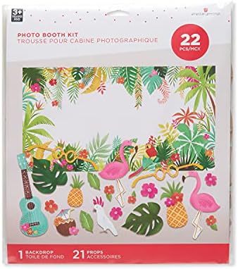 American Greetings Tropical Luau Party Supplies 22-Piece Kit