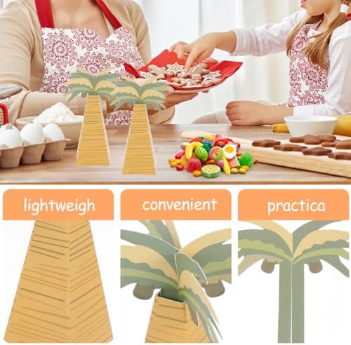 Amosfun Palm Tree Candy Box Wrappers 24Pcs