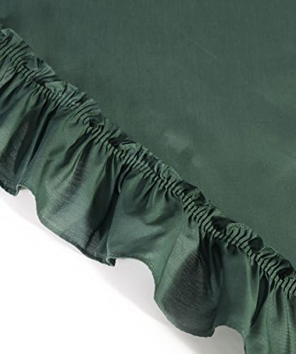 Simple Comfort Ellis 60x38 Inch Ruffled Swag Curtain in Harvest