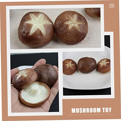 Valiclude 6Pcs Decorative Fake Mushroom Models for Photography