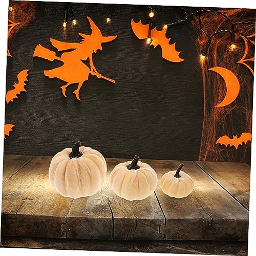 GLEAVI 6Pcs Artificial Pumpkins for Halloween Decorations