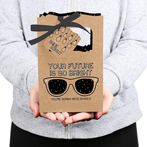 Big Dot of Happiness Bright Future Graduation Favor Boxes Set of 12