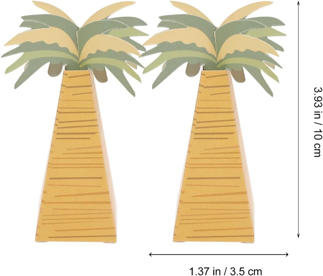 Amosfun Palm Tree Candy Box Wrappers 24Pcs