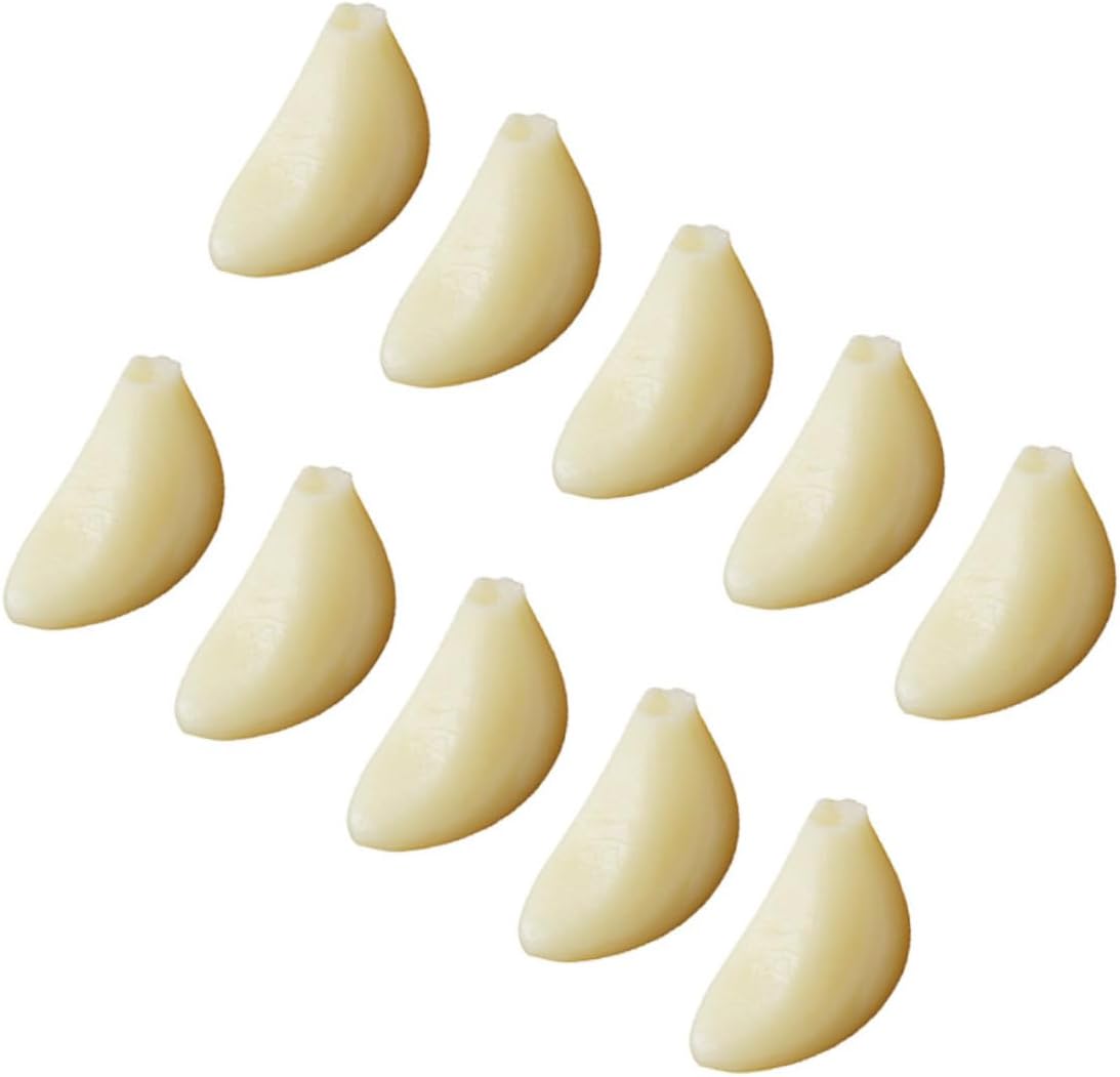 10pcs Lifelike Garlic Cloves Artificial Photo Props