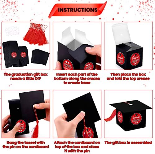 KatchOn Graduation Candy Boxes - Pack of 25