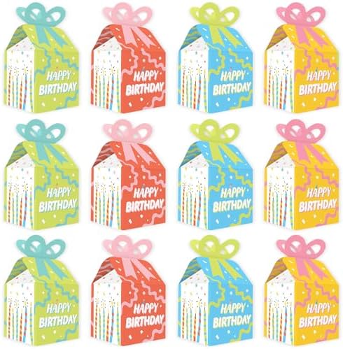 Big Dot of Happiness Party Time Bow Boxes Set of 12