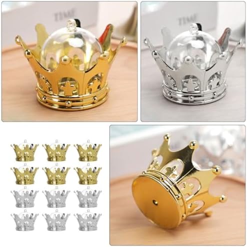 GLEAVI 12 Pcs Shaped Fillable Candy Boxes Dome Elegant Wedding Party Favors