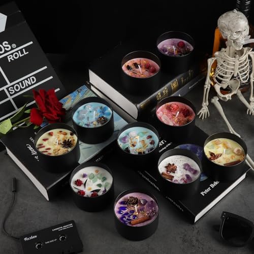 Premium Matte Black Candle Tins 12oz 12-Pack