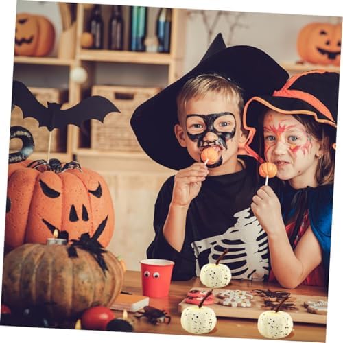 Garneck 20pcs Mini Artificial Pumpkins for Halloween Decorations