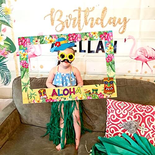 Hawaiian Luau Photo Booth Props Set 24 Pieces