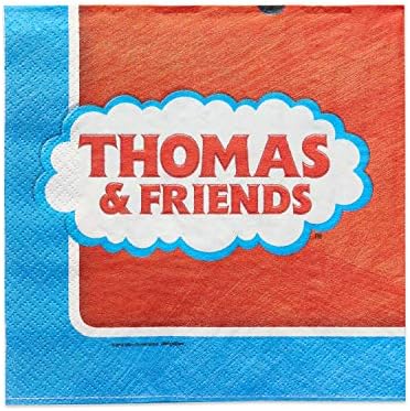 Multicolor Thomas All Aboard Napkins - 65x65 16 Pack
