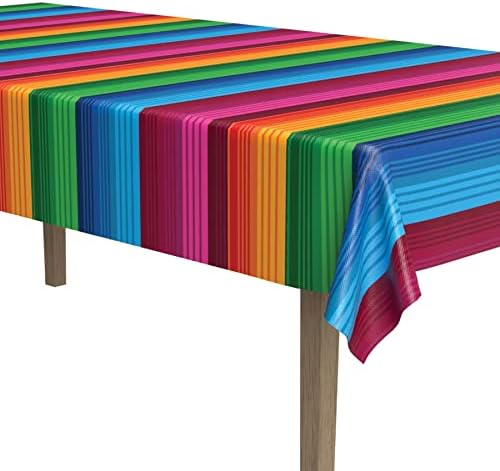 Beistle Fiesta Tablecover 55 x 905 Polyester Rectangular