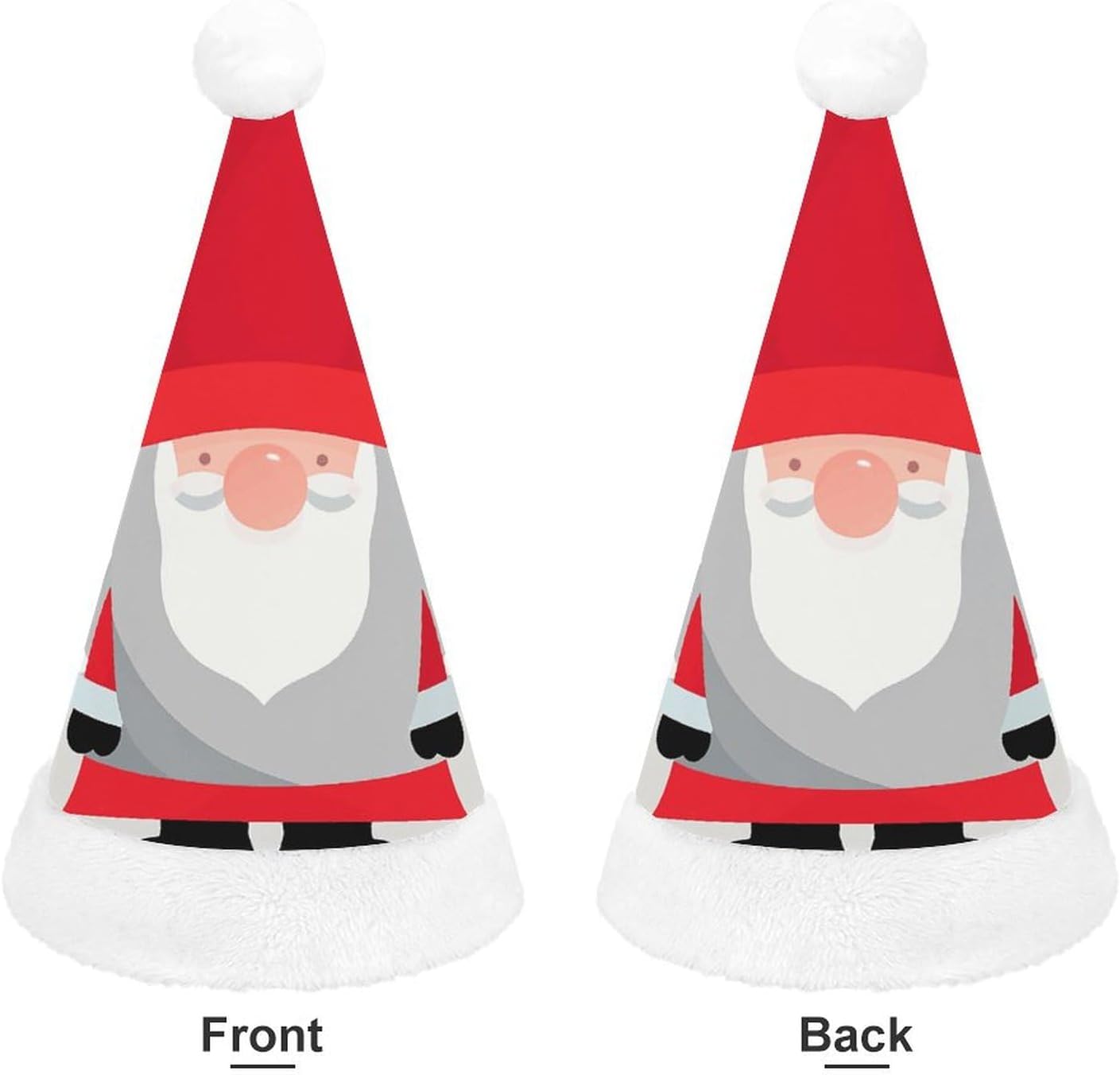 Santa Hat Gnome Christmas Headwear for Adults