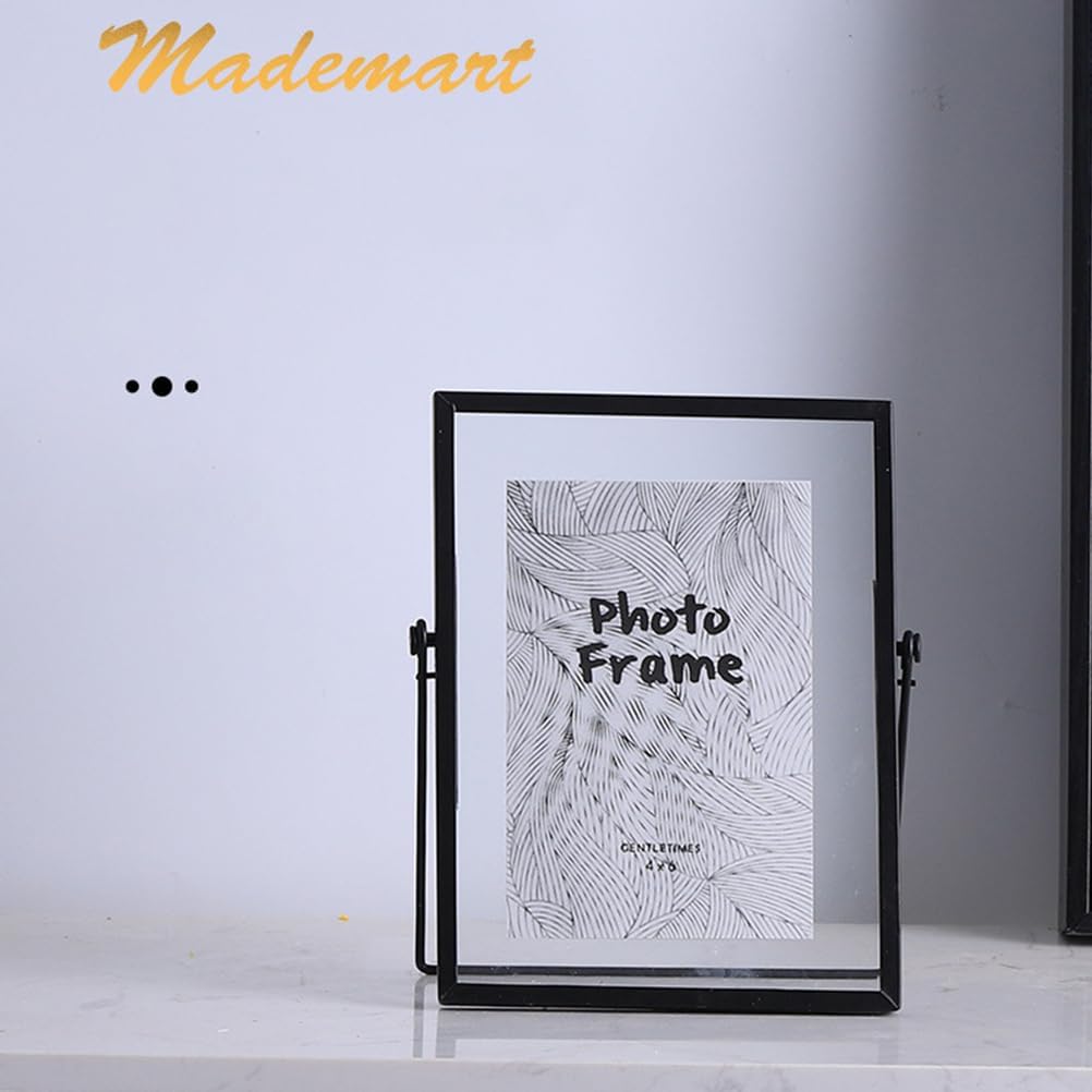 Art Deco Floating Dried Flower Frame 6 Inches