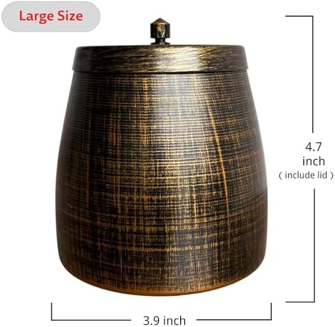 Wusifie Large Outdoor Ash Tray with Lid