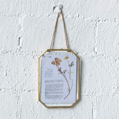 NCYP 5x7 Inch Floating Glass Frame with Chain