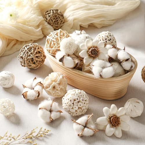 Riceshoot Decorative Ball Vase Filler Set