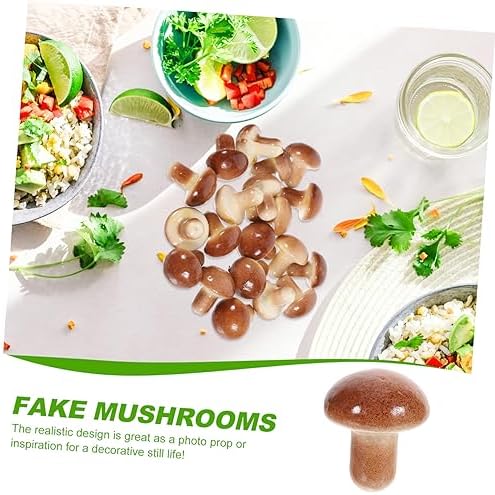 Garneck Fake Mushroom Models for Photo Props and Kids Accessories