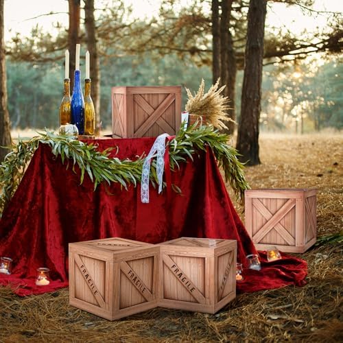 Humyoun 4 Pcs Jungle Themed Party Favor Boxes