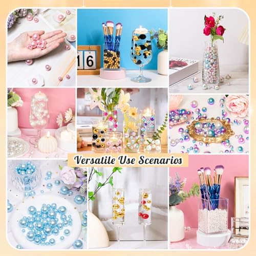 300Pcs BrightGold Faux Pearl Beads for Vase Fillers