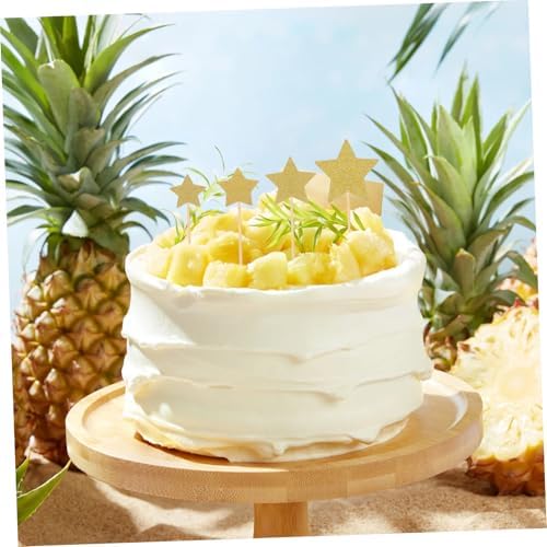 Cabilock Star Cupcake Toppers Glitter Decorations