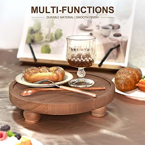 EOSAHR Rustic Wood Risers for Home Decor