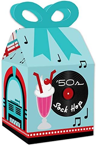 Big Dot of Happiness 50s Sock Hop Bow Box Set of 12