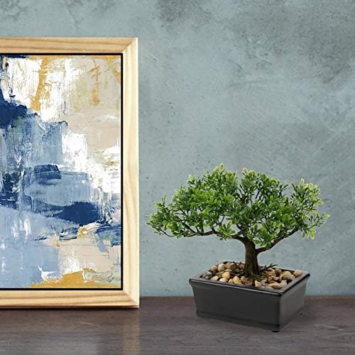 Artificial Juniper Bonsai Tree with Ceramic Pot