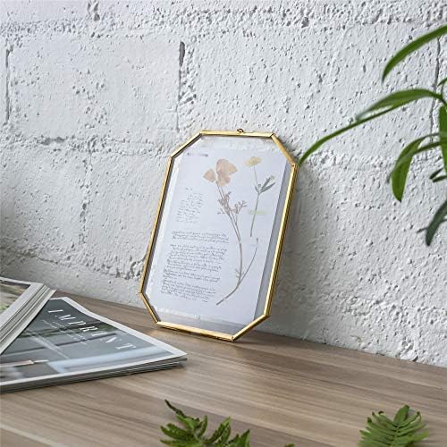 NCYP 5x7 Inch Floating Glass Frame with Chain