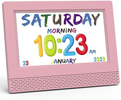 Ykall Kids Digital Alarm Clock with 7 Display and 17 Alarm Settings