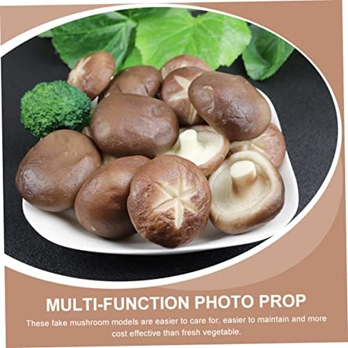 Valiclude 6Pcs Decorative Fake Mushroom Models for Photography