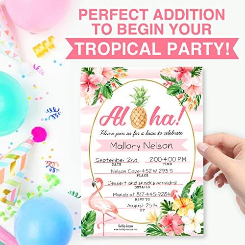 Hadley Designs Pool Party Invites for Girls and Kids