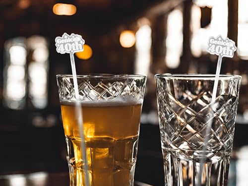 25pc Personalized Drink Stirrers Custom Name Stir Sticks