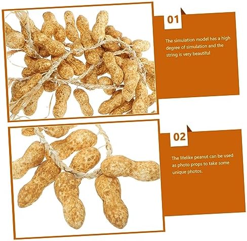 Realistic Simulated Peanut String Hanging Decor Prop 5pcs