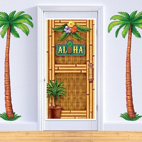 Beistle 3 Piece Plastic Aloha Door Covers for Luau