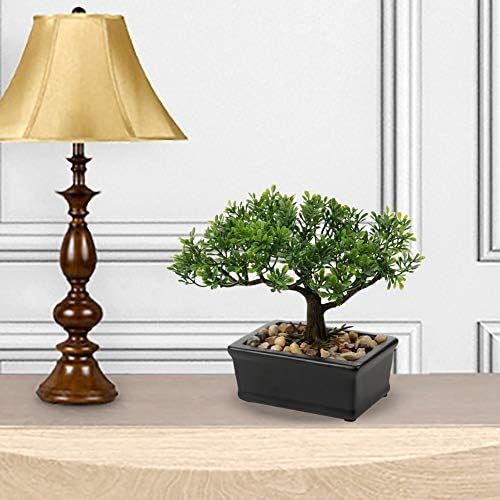 Artificial Juniper Bonsai Tree with Ceramic Pot