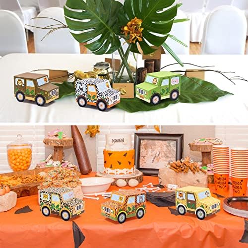 Set of 12 Jungle Animal Treat Boxes for Birthday Parties