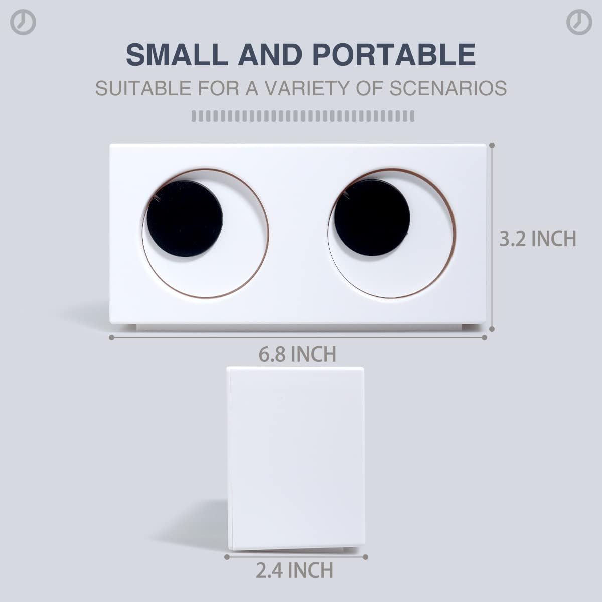 Rotating Eyes Clock for Kids and Home Dcor