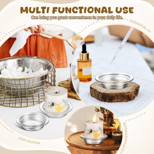 Homoyoyo 2PCS Wax Warmer Replacement Dish Glass