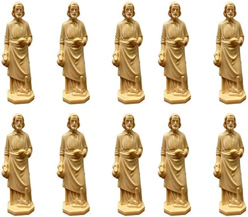 Needzo Mini Saint Joseph Statue Realtor Gift 35 Inches Pack of 10