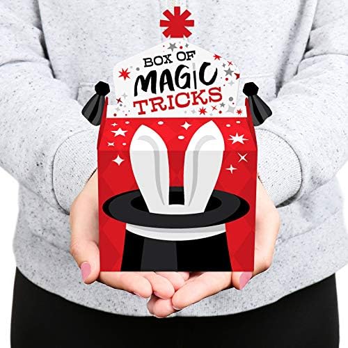 Big Dot of Happiness Magic Show Treat Box Set of 12