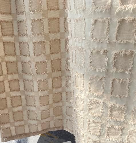GOHD Plaids Boho Clipped Yarn Swag Valance
