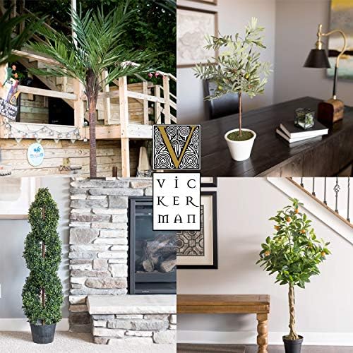 Vickerman 4-Foot Artificial Variegated Ficus Bush