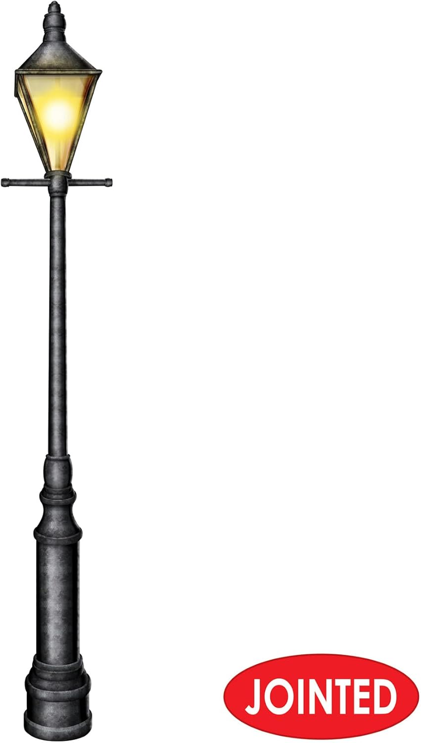 Beistle Lamppost Photo Props Set of 2 Mardi Gras Decor