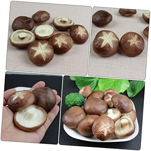 Valiclude 6Pcs Decorative Fake Mushroom Models for Photography