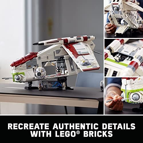 LEGO Star Wars Republic Gunship Display Model Kit for Adults