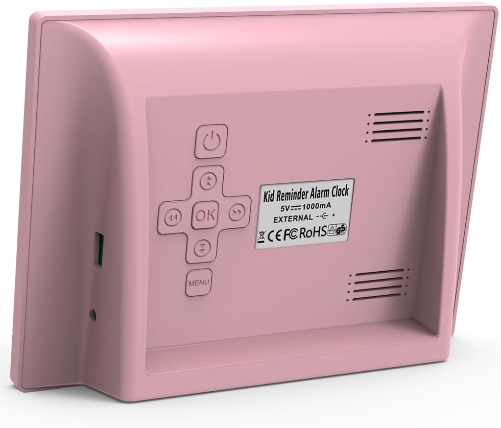 Ykall Kids Digital Alarm Clock with 7 Display and 17 Alarm Settings
