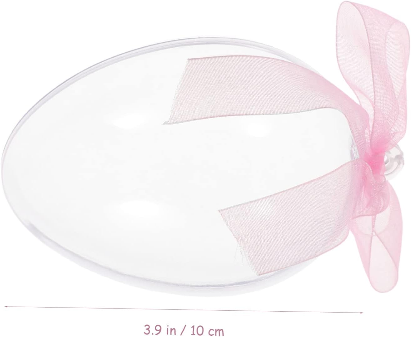 6pcs Fillable Easter Candy Boxes Clear Shaped Containers