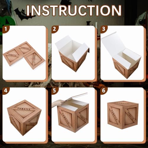 Humyoun 4 Pcs Jungle Themed Party Favor Boxes