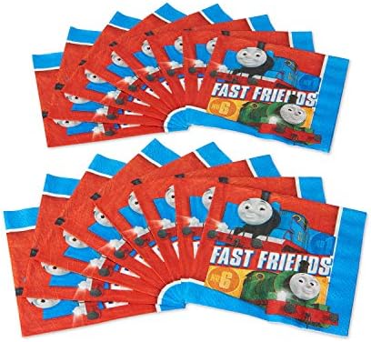 Multicolor Thomas All Aboard Napkins - 65x65 16 Pack